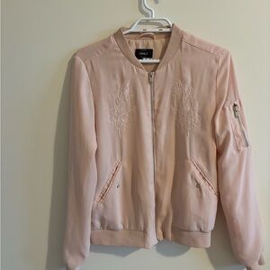 Embroidered bomber jacket